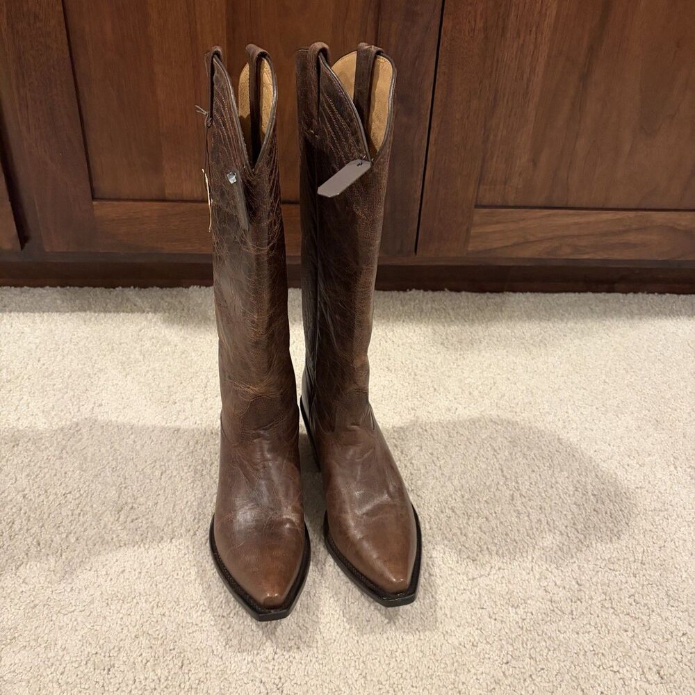 Demo Try on Shyanne Women's Charlene Tall Western Boots Brown Size 8.5 Cowboy - Picture 2 of 12